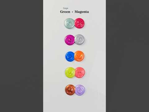 5 mind-blowing color combos, starting with 10 Bold Color Blending  😍 #colormixing #paint #painting