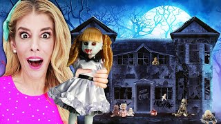 Surviving GAME MASTER in the MOST HAUNTED DOLLHOUSE! (Escape Room Trap)