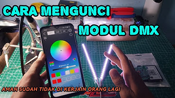 CARA SETTING KUNCI MODUL DMX//Orang lain TIDAK bisa terhubung