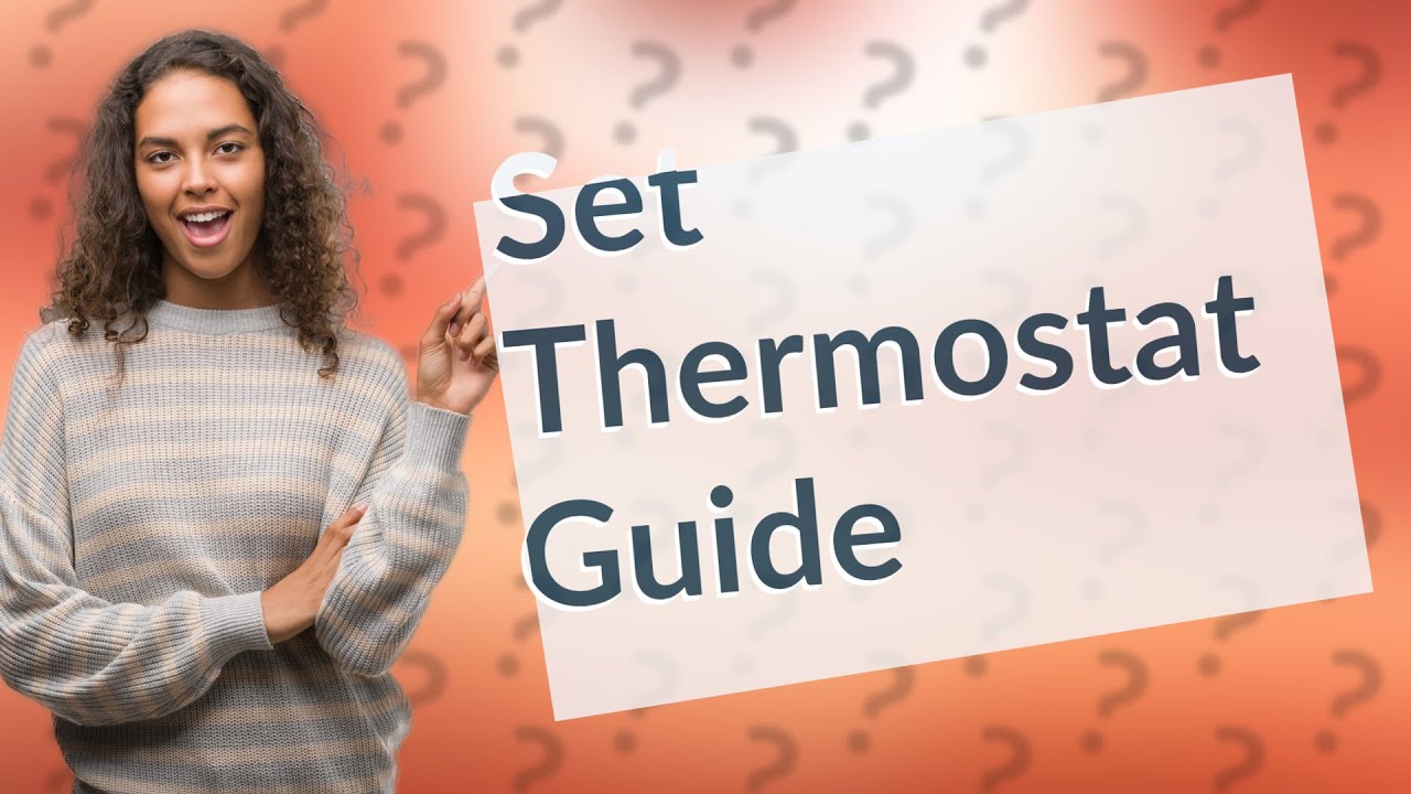How do I set my Honeywell thermostat? YouTube