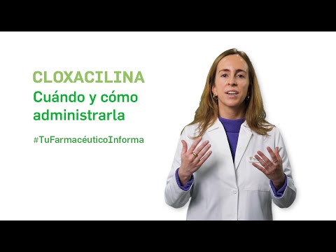 Cloxacilina, cuándo y cómo debemos administrarla. Tu Farmacéutico Informa