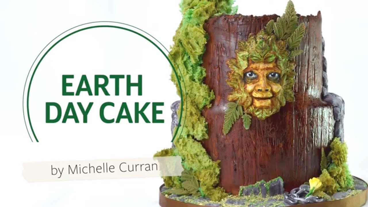 Earth Day Cake Project By Michelle Curran | Design Team Inspiration