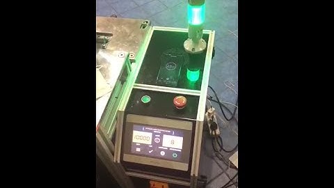 Ear Loop Welding Machine using WECON HMI and PLC