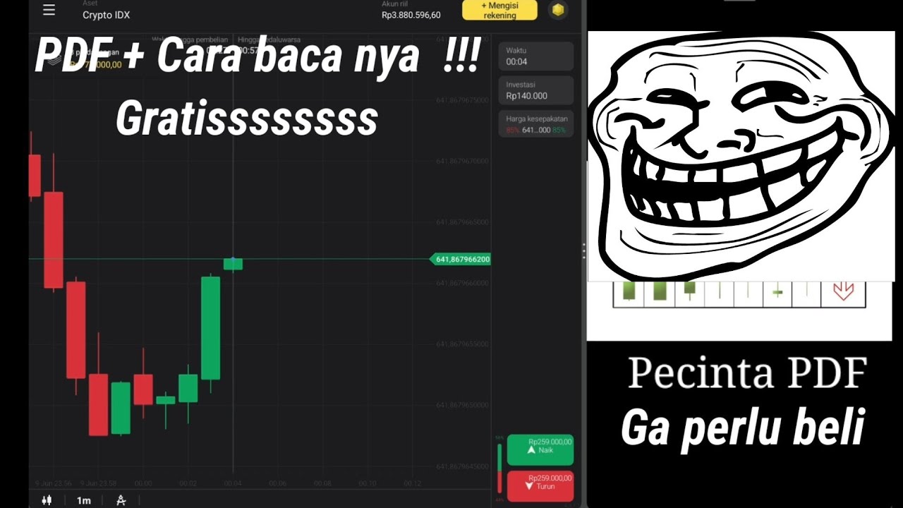 Cara trading Binomo cukup kenal candle ini saja anda pasti profit konsisten !! !!!