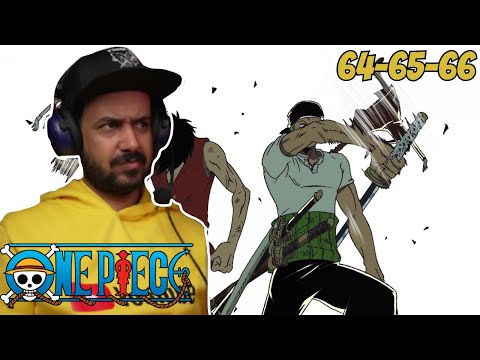 ردة فعل ملزلز على أنمي ون بيس الحلقة 64 65 66 غضب زورو و لوفي