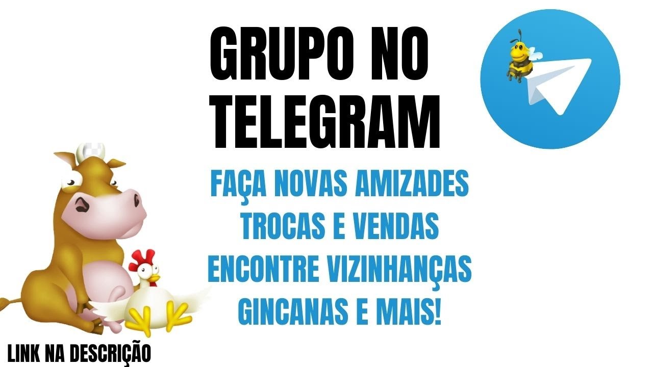 AVISO IMPORTANTE: NOVO GRUPO NO TELEGRAM! 