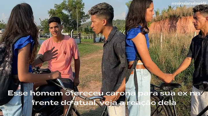 Esse homem ofereceu carona para sua ex na frente do atual, veja a reação dela.