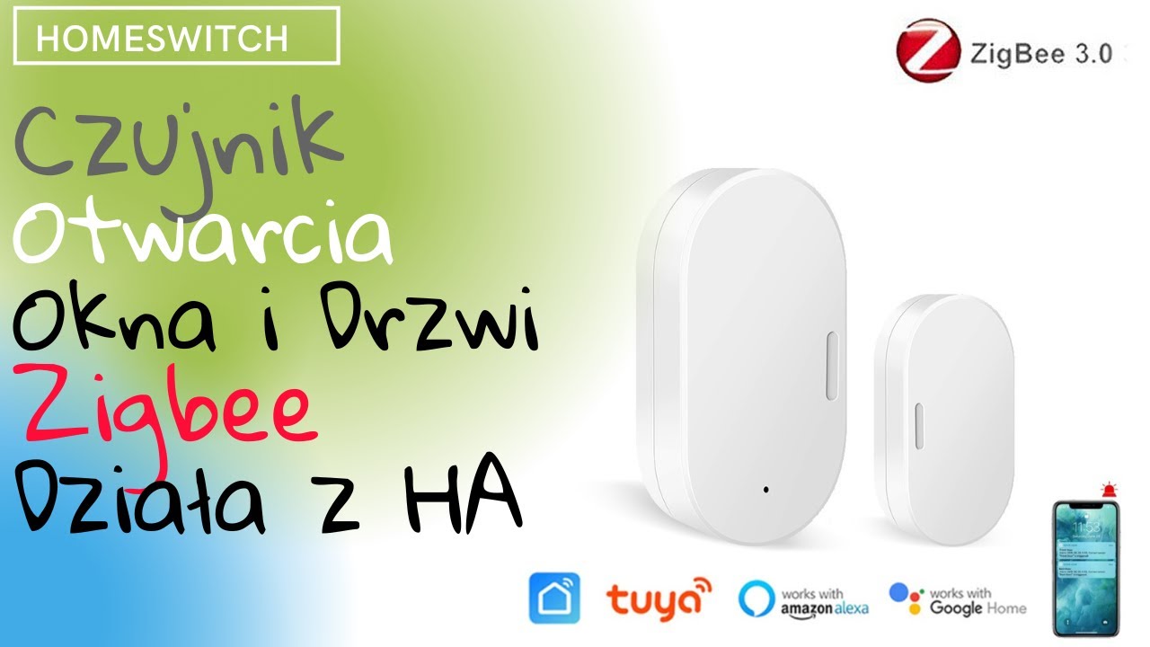 Czujnik okna i drzwi Zigbee Tuya model: IH-F001