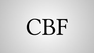 What Does "CBF" Stand For?