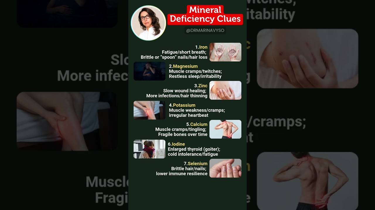 Mineral Deficiency Clues