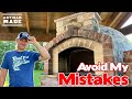 Avoiding Mistakes Building a Pizza Oven / Building a Brick Oven / Pizza Oven Construction