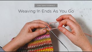 Weaving In Ends As You Go
