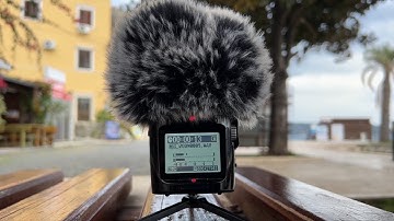 Zoom H2n Outdoor test in a town by the sea