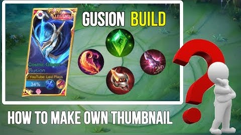 HOW TO MAKE OWN MOBILE LEGEND THUMBNAIL LIKE FAMOUS YOUTUBERS ( BEGINNERS)-MLBB