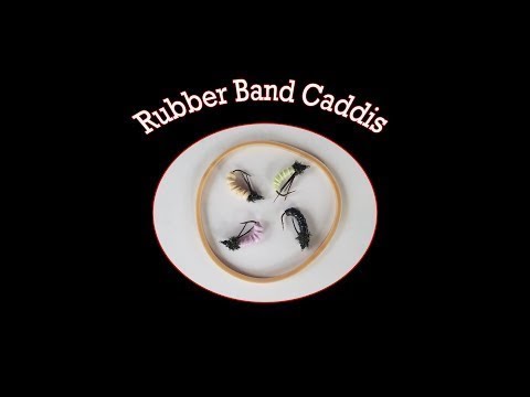 Fly Tying Session: Rubber Band Caddis Fly - YouTube