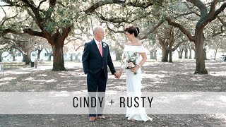 Cindy and Rusty's Downtown Charleston White Point Garden Wedding