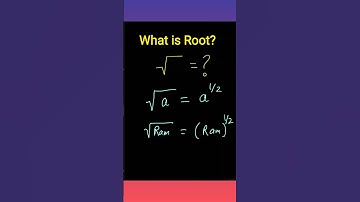 What is a Root? Roots Explained | Understanding Roots  #routetolearn #mathematics