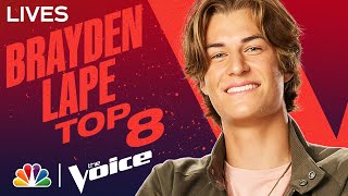 Brayden Lape Performs Brett Young's 'In Case You Didn't Know' | NBC's The Voice Top 8 2022