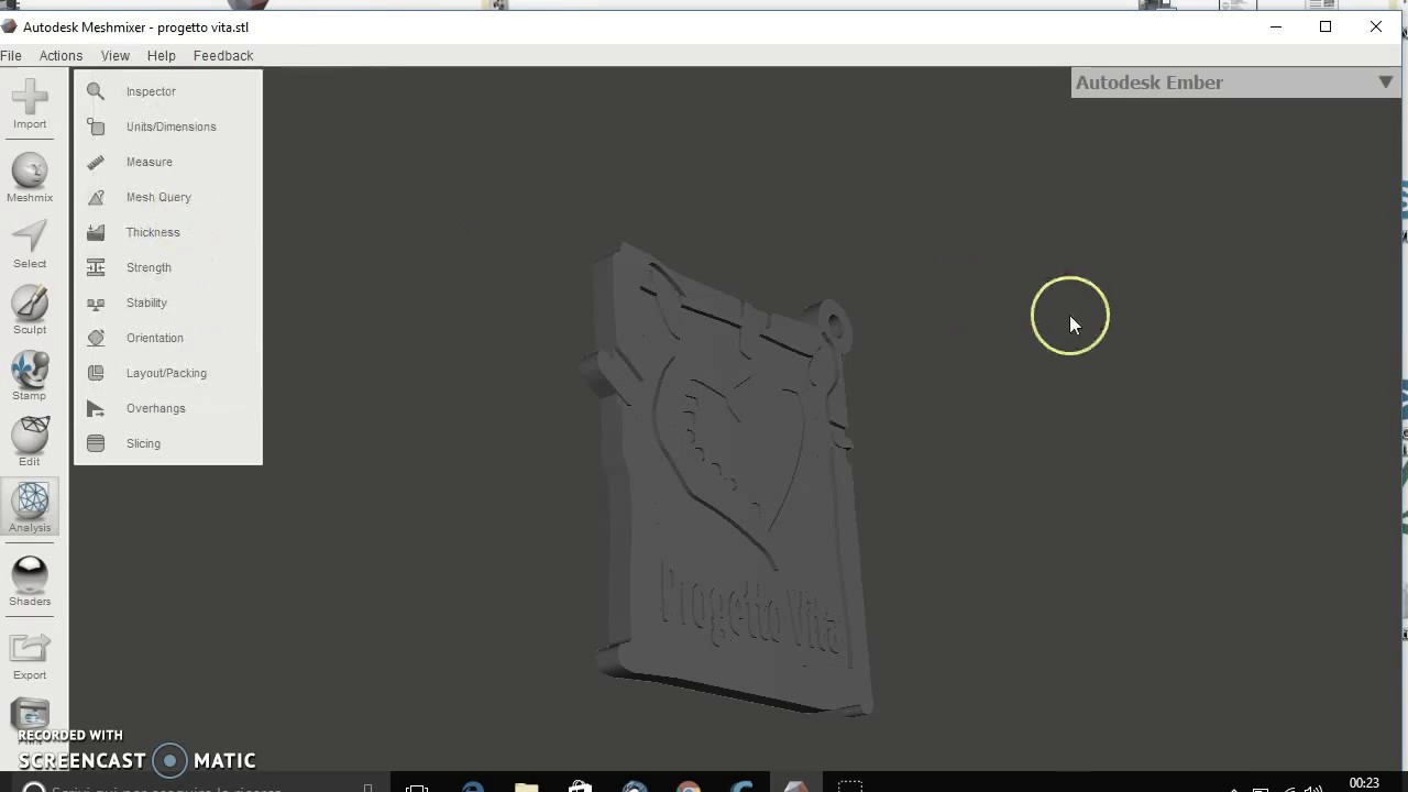 64 Come gestire stl con meshmixer object browser YouTube