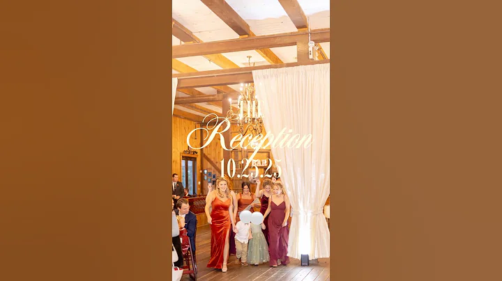 Welcome to Lindsey and Ryan’s Wedding!! Episode Three: The Reception Part One #wedding #fallwedding