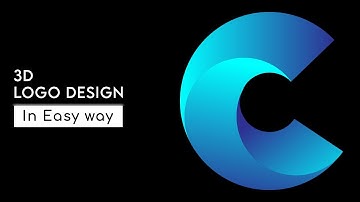 Design A 3D Modern Logo in Adobe Illustrator Tutorial For Beginner