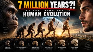 The Real Timeline of Human Evolution: 7 Million Years in 5 Minutes