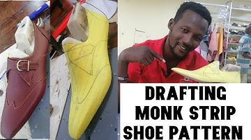 monk strip shoe pattern drafting