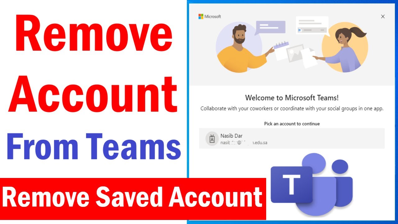 How To Remove Teams Account From Computer Remove Account From Teams 