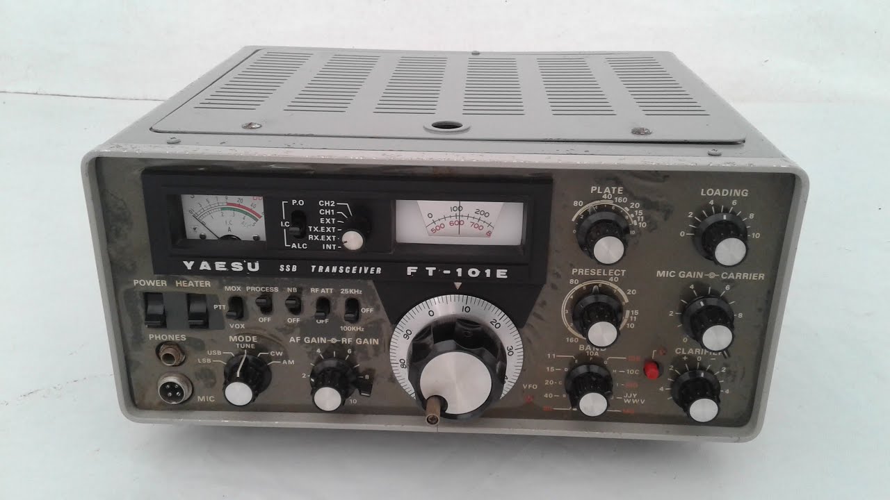 YAESU FT 101, SANG LEGEND RADIO KOMUNIKASI HF - YouTube