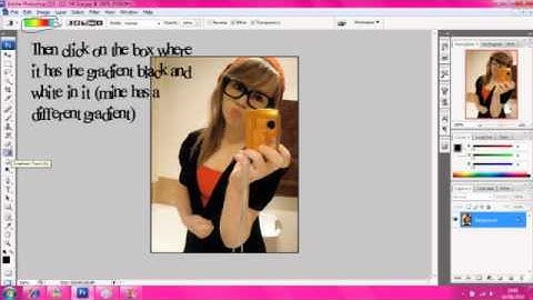 How to do a gradient overlay on photoshop cs3