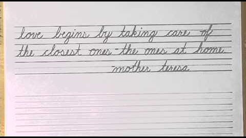 How To Write in Cursive // Lesson 28 // A complete Course // FREE Worksheets