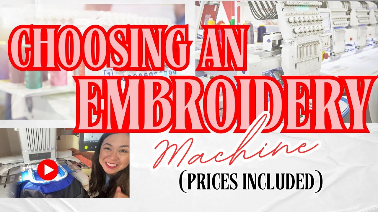 5 EMBROIDERY MACHINES FOR BEGINNERS. EMBROIDERY MACHINE PRICES