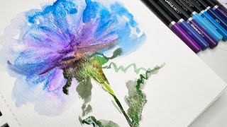 Watercolor pencils for the WIN beginners will love this! Let’s PLAY wait till the end for pop