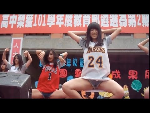 中国の女子高生のダンス