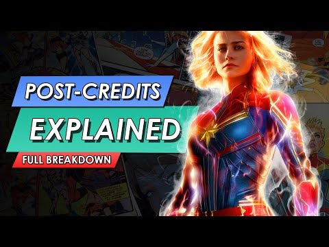 Captain Marvel: Post Credit Scenes Explained | END CREDITS MCU TIE IN???