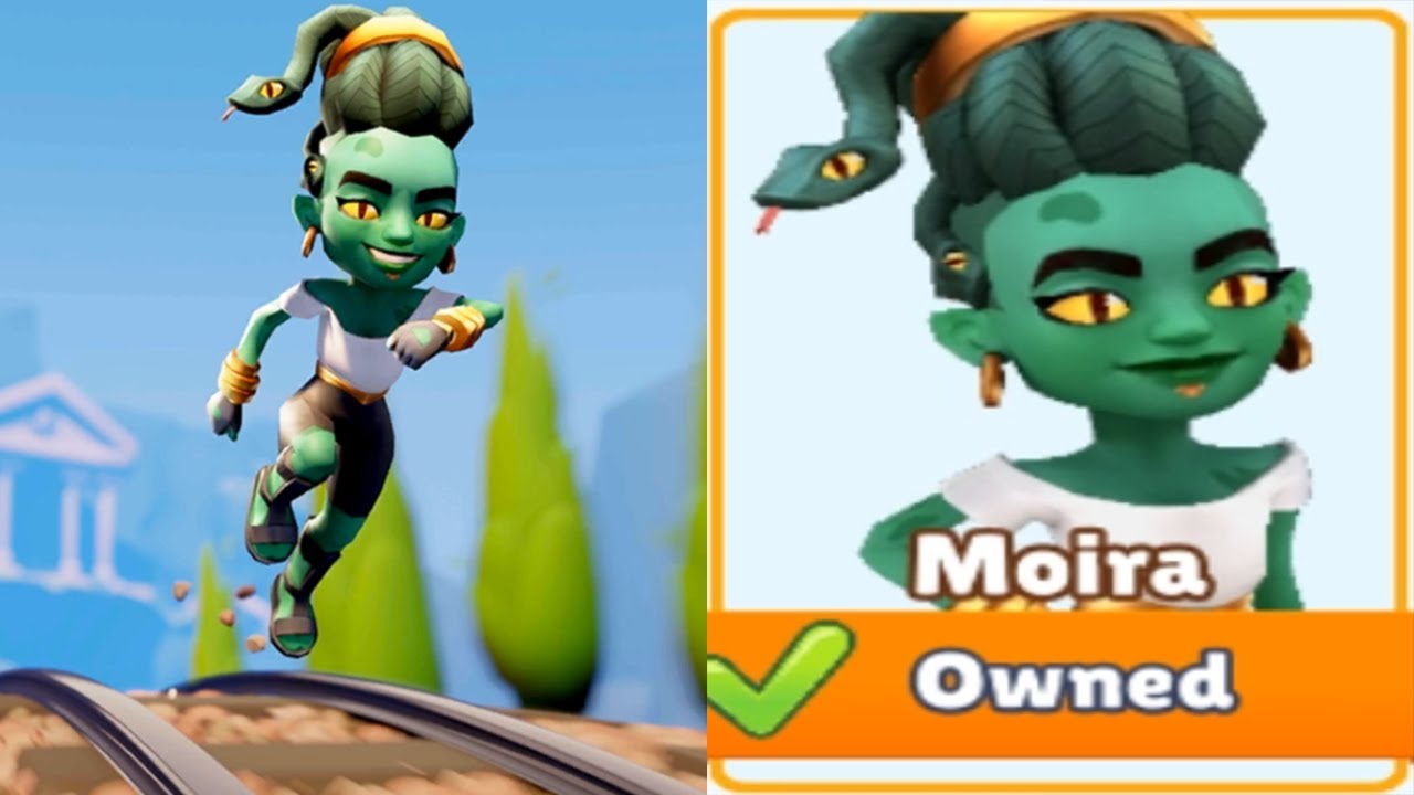 Subway Surfers - The #SubwaySurfers World Tour plays a game of mythology in  Greece! ✨ Slither your way through the Greece Season Hunt and unlock the  new stone-cold surfer, Moira, and the