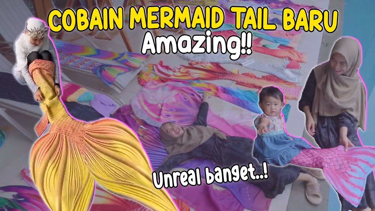 MOANA JADI MERMAID KELILING RUMAH!! Semua Ngakak wkwkwk