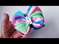 Imperdível !!!Laço Amora Drone. Ribbon Hair Bow tutorial.  Diy