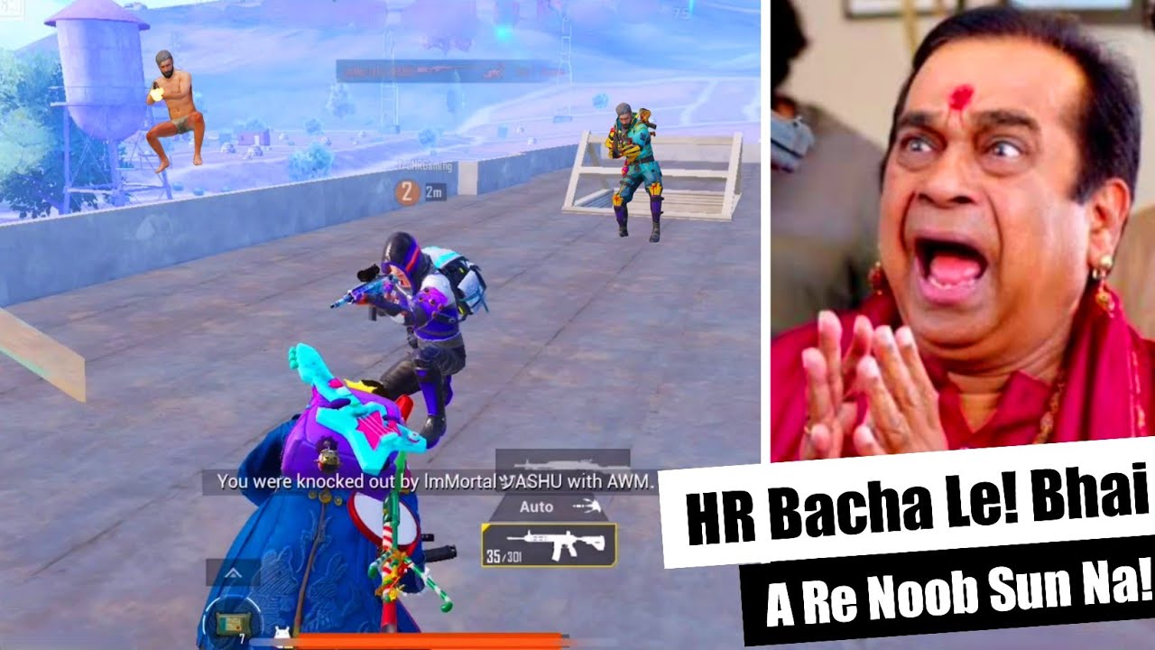 HR 1 Match Me 100 Baar knock Hua Best BGMI 2022 Funny Moment | PUBG Tik Tok Funny Moment | Tru Pawan