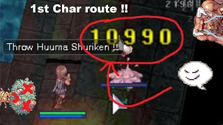 Ragnarok PreRenewal - Ninja Throw Huuma Shuriken / Kunai - First Char Guide - Farmer screenshot 3