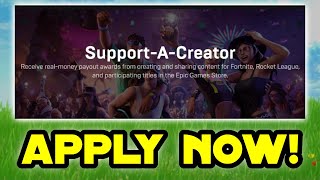 How to Get a SUPPORT A CREATOR CODE in Fortnite 2024!
