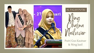 Ning Chasna Nayluver - Sambutan Haflah PP Al Falah Putri Ploso