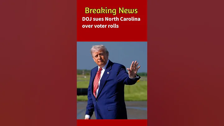DOJ sues North Carolina over voter rolls #news #shorts #breakingnews