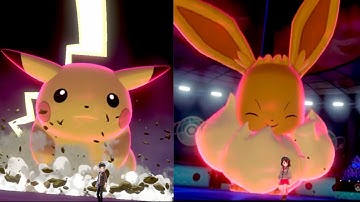 How to get Gigantamax Pikachu & Eevee - Pokemon Sword and Shield