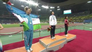 2010広州アジア大会 女子100メートル 決勝 表彰式 福島千里 福島千里 検索動画30 2010広州アジア大会 女子100メートル 決勝 表彰式 福島千里 福島千里 検索動画 30