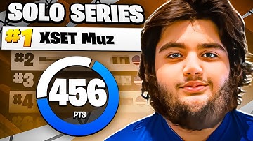 1ST PLACE IN FORTNITE SOLO SERIES  - 456 POINTS 🥇