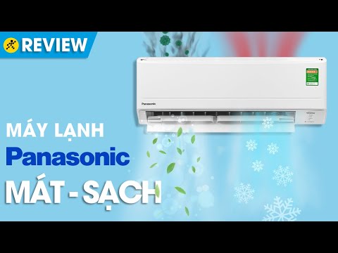 Máy lạnh Panasonic Inverter 1HP: không chỉ MÁT mà còn SẠCH (CU/CS PU9WKH-8M) • Điện máy XANH