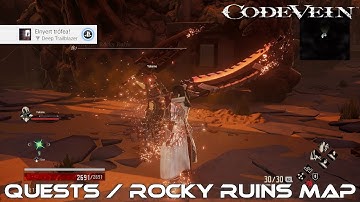 Code Vein - Quests / Rocky Ruins Map - Deep Trailblazer Trophy