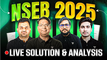 NSEB 2025 Live Solution & Analysis #nse #biology #scienceolympiad