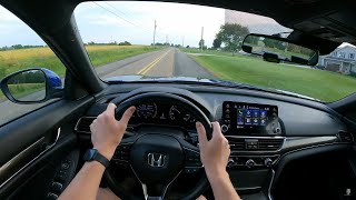 Honda Accord 2.0T Sport  2 Year POV Owner Review and Test Drive (3D Audio)